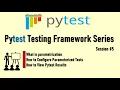 Pytest Parametrize How to create Parameterized Test Pytest Framework Tutorial