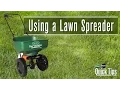 Using A Lawn Spreader Scotts Miracle-Gro Canada