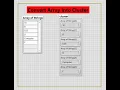 LabVIEW Array of string convert into Cluster