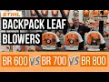 Stihl BR 600 vs BR 700 vs BR 800 Backpack Leaf Blower Comparison
