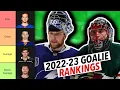 RANKING Every NHL Teams STARTING GOALIE For The 2023 Season