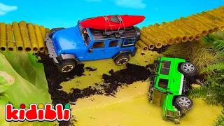 Les voitures jouets ont besoin d'aide! | Dessin animé | Kidibli en Français