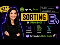 Spring Boot Tutorial Sorting in Spring Data JPA Sort Data Using JpaRepository