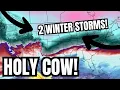 2 Huge Winter Storms A TON Of Snow