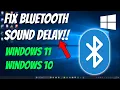 Download Lagu How To Fix Bluetooth Audio Sound Delay \u0026 Lag Windows 11 (SOLVED)