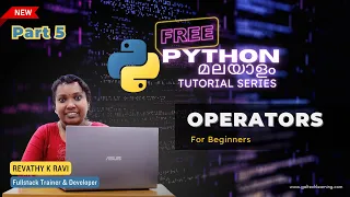 Python operators malayalam Python Tutorial for beginners in malayalam Part 5