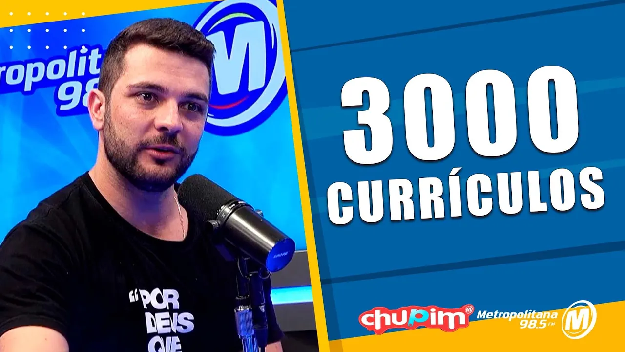 "ANTES DO BADIN, EU MANDEI 3000 CURRICÚLOS"