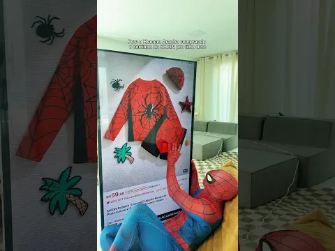 O HOMEM ARANHA COMPRANDO NA SHEIN PRO FILHO DELE