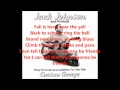 JACK JOHNSON we´re going to be friends lyrics