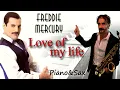 Download Lagu Love of my life (Freddie Mercury) Instrumental Piano \u0026 Saxophone