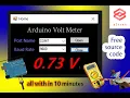How to make volt meter windows application using C for Arduino