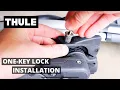 THULE One-Key Lock Cylinder Core Installation