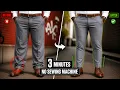 Make Your Dress Pants Fit GREAT WITHOUT A Sewing Machine
