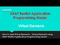 Part 13 ABAP Restful Application Programming Model - Adding Virtual Elements