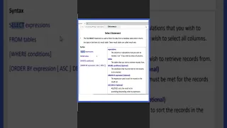 SQL Select Statement SQL Interview Question