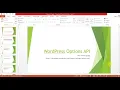 WordPress Option API Bangla - Part 1