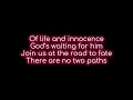 Blind Guardian - Ashes to Ashes lyrics (Somewhere Far Beyond)
