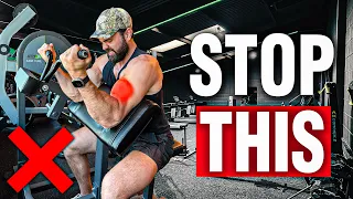 How to PROPERLY DO Machine Bicep Curls Machine Preacher Curls