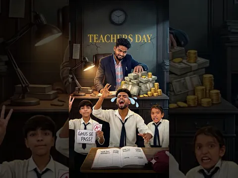 Teachers Day 🤩 #aaganwadikebacche #comedy #funny #trending #entertainment #dhonisir #teachersday