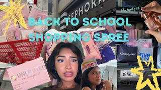 I went NO BUDGET back to school shopping…I’m broke now😭