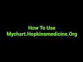How To Use Mychart Hopkinsmedicine Org