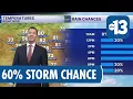 Pop-up Storms Hit Las Vegas with Highs in Low 90s
