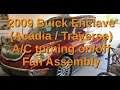 2009 Buick Enclave turning