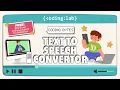 Text to Speech Converter Coding Bytes Code on Python INTERMEDIATE