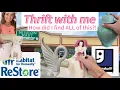 Thrifting at Mission Mart Habitat Restore and Goodwill Incredible Finds for Resale
