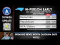 Democrats DOMINATE First Day of Early In-Person Voting in North Carolina! Blue Tsunami coming?