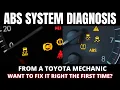 ABS Diagnosis Tips from a Toyota Mechanic Fix It Right The First Time