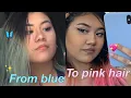 PINK HAIR AT HOME TRANSFORMATION ION PERMANENT BRIGHTS