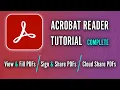 How to Use Acrobat Reader Free 2024 - View Share Sign PDFs