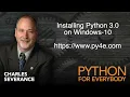 Installing Python 3 on Windows-10