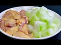 Download Lagu 冬瓜和鸡腿是绝配，厨师长教我详细步骤，鸡腿鲜香滑嫩，冬瓜软糯入味，营养又下饭#美食製作 #美食教程 #家常菜