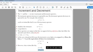 Java Module 2 Chapter 4 Operators