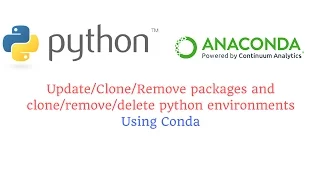 Remove packages and delete python environments using conda