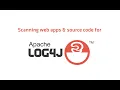 Log4Shell vulnerability scan with SecureStack