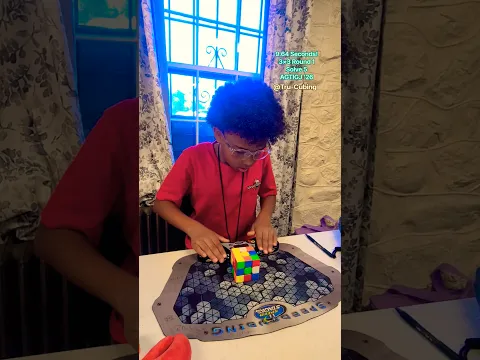 9.64 Seconds! 3x3 R1,S5 AGTIGJ '26 #fyp #fast #speedcubeshop #shorts #trending #like #share #wow