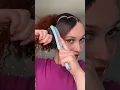CUTE HEART SHAPED SIDE SWOOP HAIRSTYLE