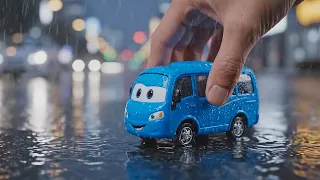 타요 버스 실제 생활 모험 Blue Bus resemblingTayo’s real life Adventure From Rainy Morning