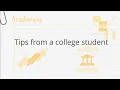 Tips from a college student - What advice would you give to incoming freshmen