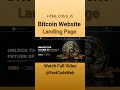Bitcoin Website Using HTML CSS Step by Step Tutorial Fast Code