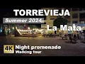 Download Lagu La Mata (Torrevieja) Promenade at Night, Walking tour - Spain | Costa Blanca [4k 60 fps]