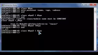 Ruby tutorial NO 6 inheritance in class