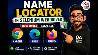 Class Name Locator in Selenium WebDriver Complete Tutorial QA Tester Family