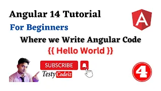 Angular 14 Tutorial for Beginners write first Program in Angular Hello World print in Angular