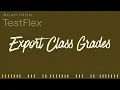 Export Class Grades