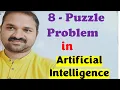8-Puzzle Problem in Artificial Intelligence without Heuristic Function Example Uninformed search