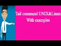Tail command in UNIX Linux with examples Part 1